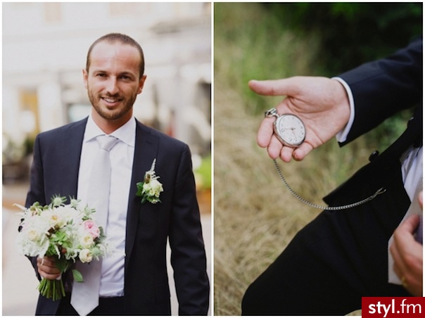 Stroje męskie Ślub Moda