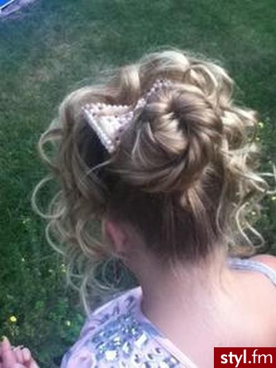 Blond Upięcie Proste Na co dzień Długie Fryzury