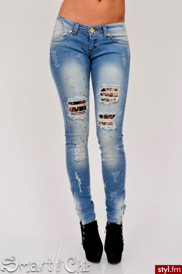 Jeansy Spodnie Moda