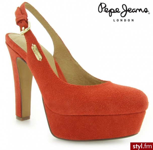 Pepe Jeans LONDON CORAL COW SUEDE - Czółenka Buty Moda