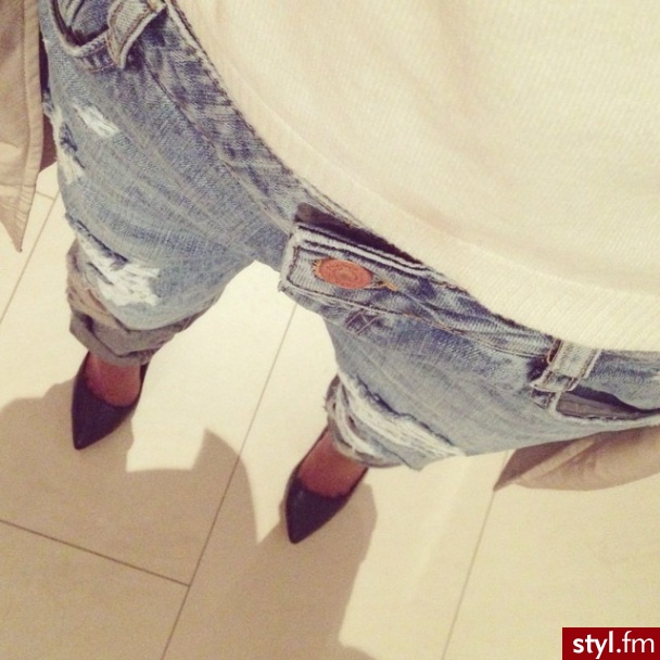 Jeansy Spodnie Moda