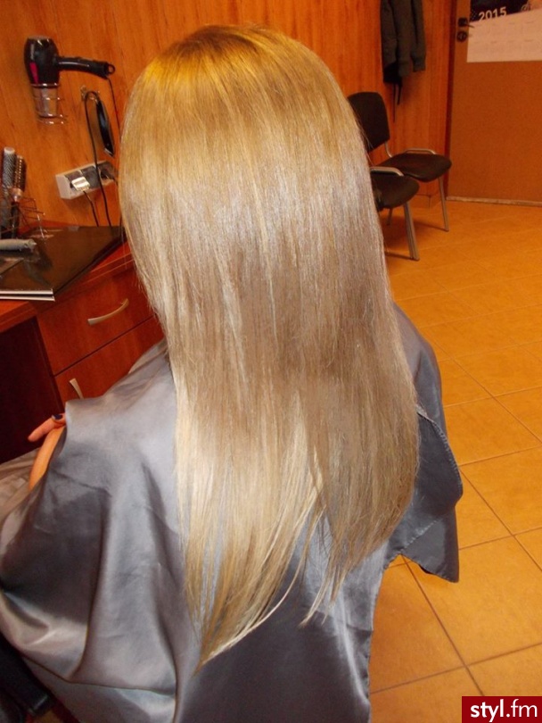 Blond Rozpuszczone Proste Na co dzień Długie Fryzury
