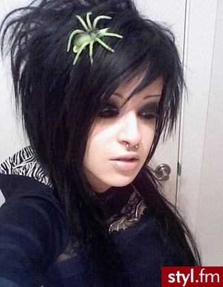 EMO Alternatywne Średnie Fryzury