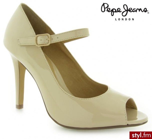 Pepe Jeans MANOR SLIP PU PATENT - Czółenka Buty Moda