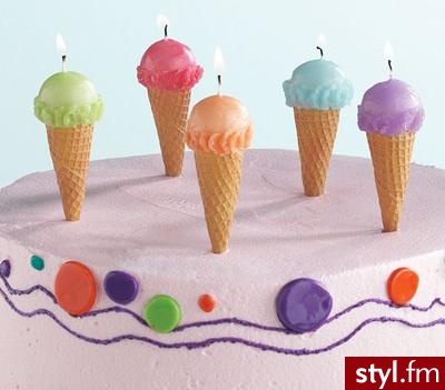Świeczki - lody. Będą ozdobą każdego tortu! :) Cena: $11.95 - Misz-masz