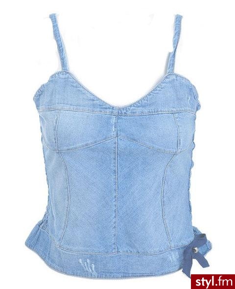 top dzinsowy - Pozostałe Ciuchy Moda
