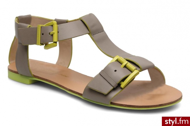Chocolate Schubar Sandały Aiko by (Brązowy) - Sandały Buty Moda