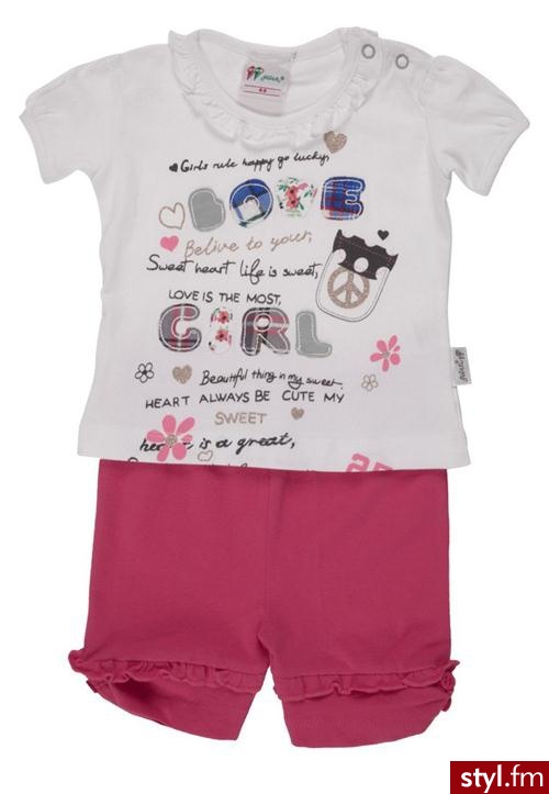 Gelati Kidswear SET Legginsy biały - Leginsy Spodnie Moda