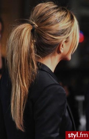 Blond Upięcie Proste Na co dzień Średnie Fryzury