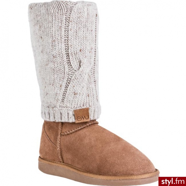 EMU Australia Getry Johanna Boot Cuff Sandmarle Beżowy - Emu Buty Moda