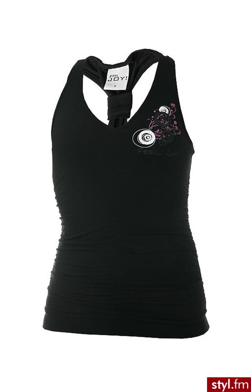 Feel Joy Freestyle bokserka czarny - Bluzki Ciuchy Moda
