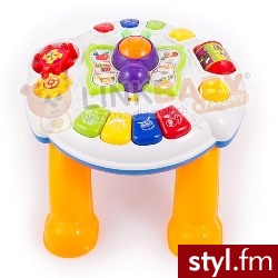 Linkbaby Muzyczny Aktywny Stoliczek Z Pianinkiem KP4231 - Dziecko