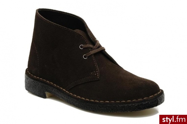 Clarks Originals PÓŁBUTY I BOTKI DESERT BOOT BY CLARKS ORIGINALS (Brązowy) - Botki Buty Moda