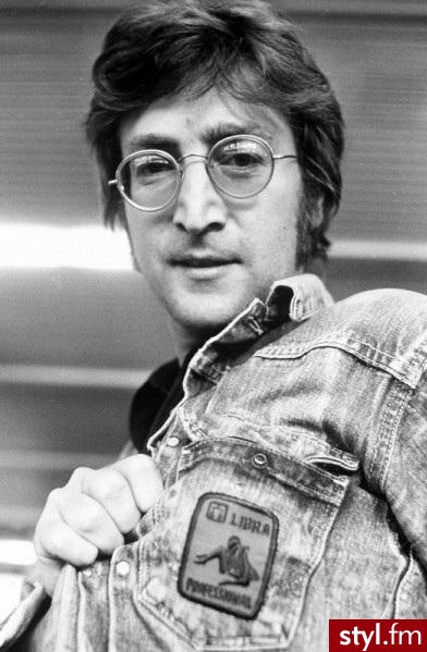 John Lennon - Średnie Męskie Fryzury