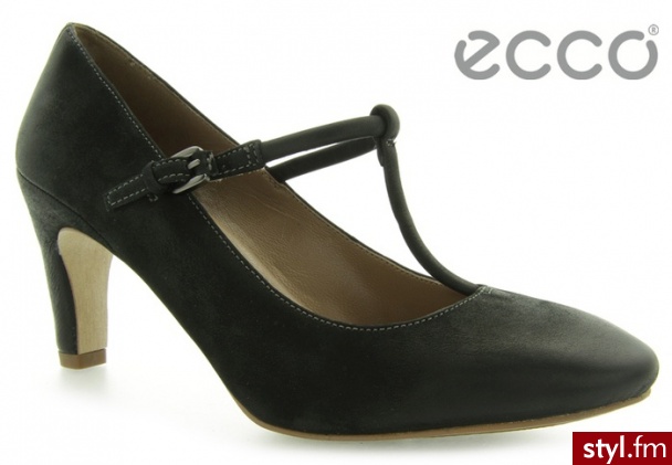 Ecco CZÓŁENKA NEPHI BLACK - Czółenka Buty Moda