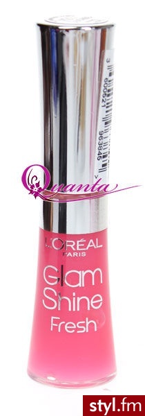 Loreal Glam Shine Fresh Pomadka w płynie - Dzienne Makijaże