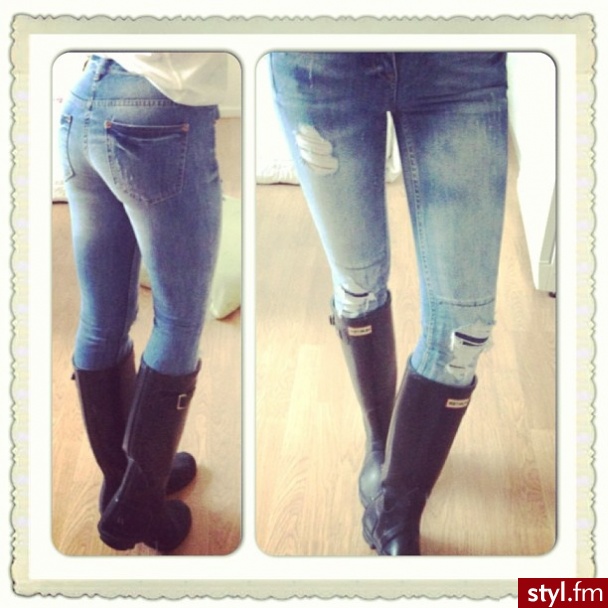 Jeansy Spodnie Moda