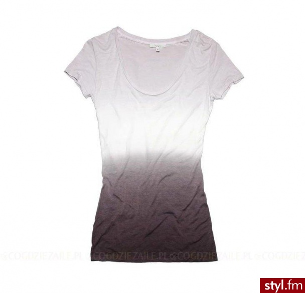 T-shirt - Tatuum. Dopasowany t-shirt z nowej, wiosenno-letniej kolekcji Tatuum. W cieniowanym, grafitowoszarym kolorze. Z krótkimi rękawkami oraz półokrągłym, głębszym dekoltem. Dobry wybór zarówno do jeansów jak również barwnej spódnicy w kwiatowy wzór. - Pozostałe Ciuchy Moda
