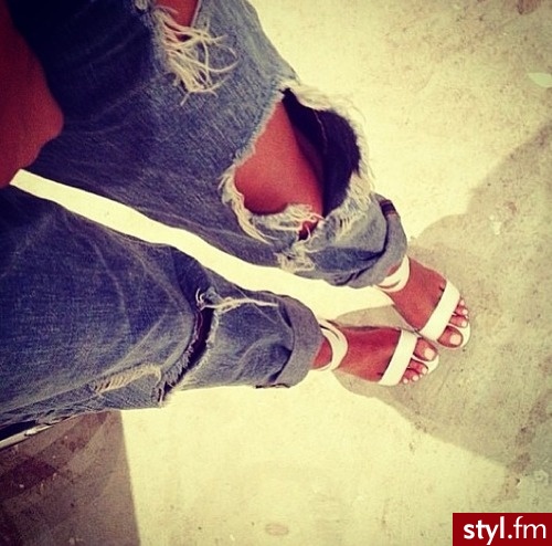 Jeansy Spodnie Moda