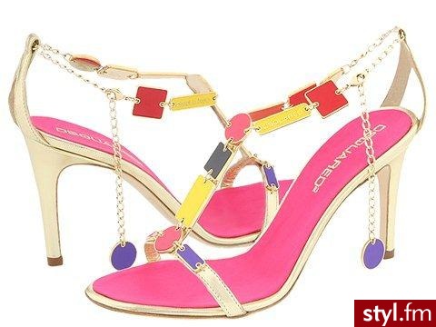 kolorowe sandalki firmy DSQuared2 - 392.44$ - Pozostałe Buty Moda