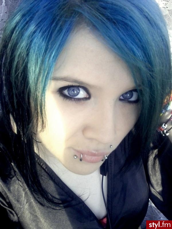 EMO Alternatywne Średnie Fryzury