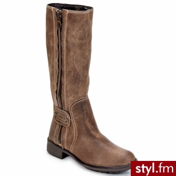 Elue par nous BUTY HUITRE TAUPE - Kozaki Buty Moda