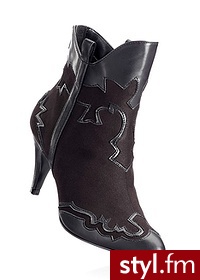 Bonprix Botki czarny 912697_25148 - Botki Buty Moda