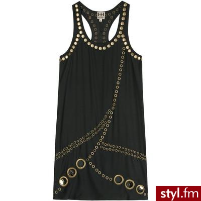 CITY STUDDED SILK DRESS - Haute Hippie - Polyvore. Pobrano ze strony: http://www.polyvore.com/city_studded_silk_dress/thing?id=7284332 - Pozostałe Ciuchy Moda