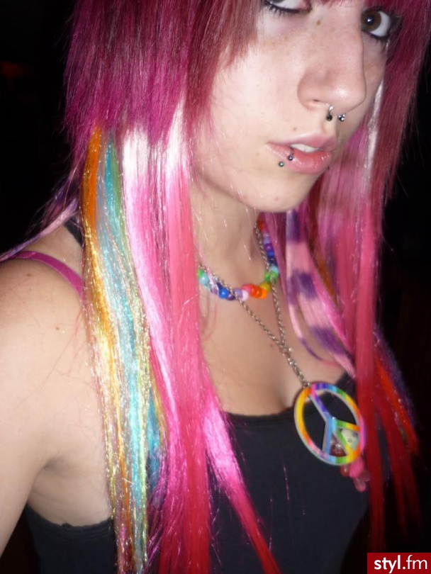 Punk Rock Alternatywne Średnie Fryzury