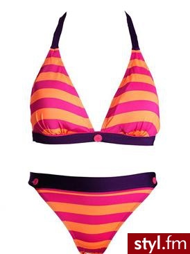 Esotiq Figi Kąpielowe 30999-49x VioletOrange - Na plażę Bielizna Moda