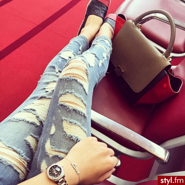 Jeansy Spodnie Moda