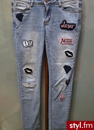 Jeansy Spodnie Moda