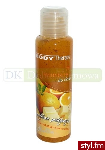 Marion Body Therapy Żel Peelingujący Biała Czekolada z Pomarańczą 100 ml - Body Bielizna Moda