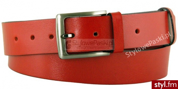 Stylowe Paski Czerwony mod96 - Paski Dodatki Moda