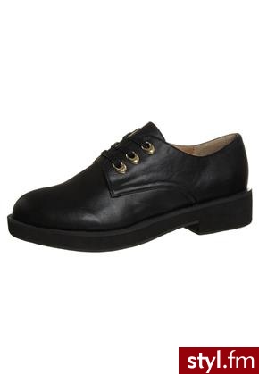Even&Odd Oksfordki czarny (35MRT03) - Pozostałe Buty Moda