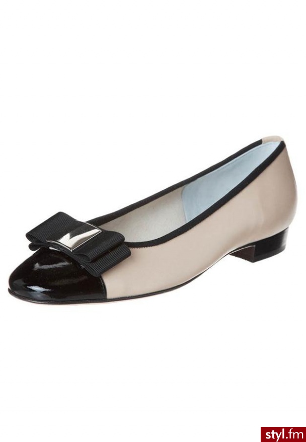 Gabriele STEFY Baleriny beżowy - Balerinki Buty Moda