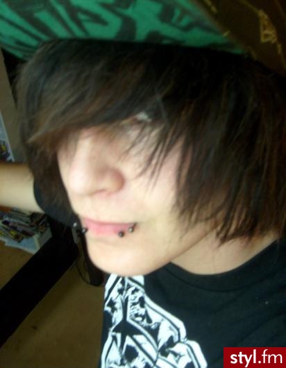 EMO Alternatywne Średnie Fryzury