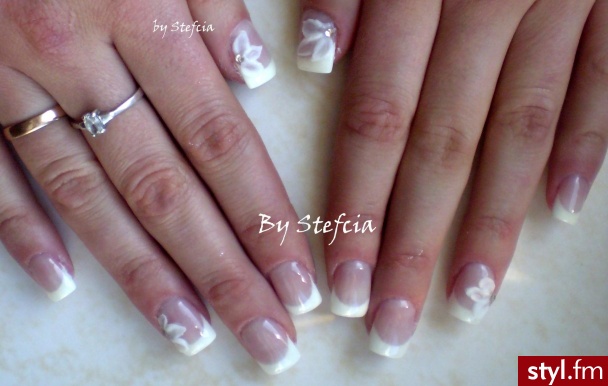 pazurki ślubne. http://nailsofdreams.blog.onet.pl/ - Paznokcie