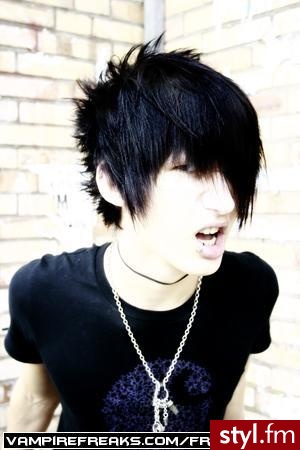 EMO Alternatywne Średnie Fryzury