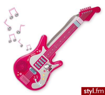 Smoby Gitara Elektryczna Hello Kitty 24593 - Dziecko