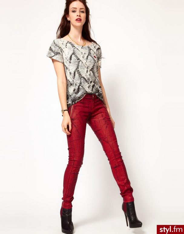 Jeansy Spodnie Moda