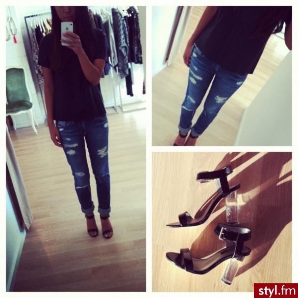 Jeansy Spodnie Moda