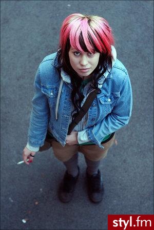EMO Alternatywne Średnie Fryzury