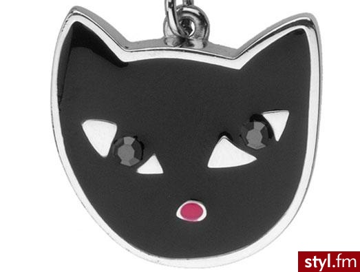 Czarny kot na bransoletce od Lulu Guinness - 75 GBP - Pozostałe Dodatki Moda