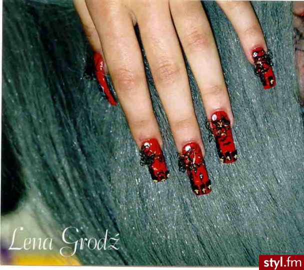 Autor: strzelczyczka hallowen. Autor: <b>strzelczyczka</b><br /> - Paznokcie