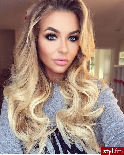 Blond Rozpuszczone Kręcone Na co dzień Długie Fryzury