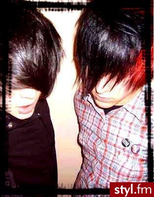 EMO Alternatywne Średnie Fryzury
