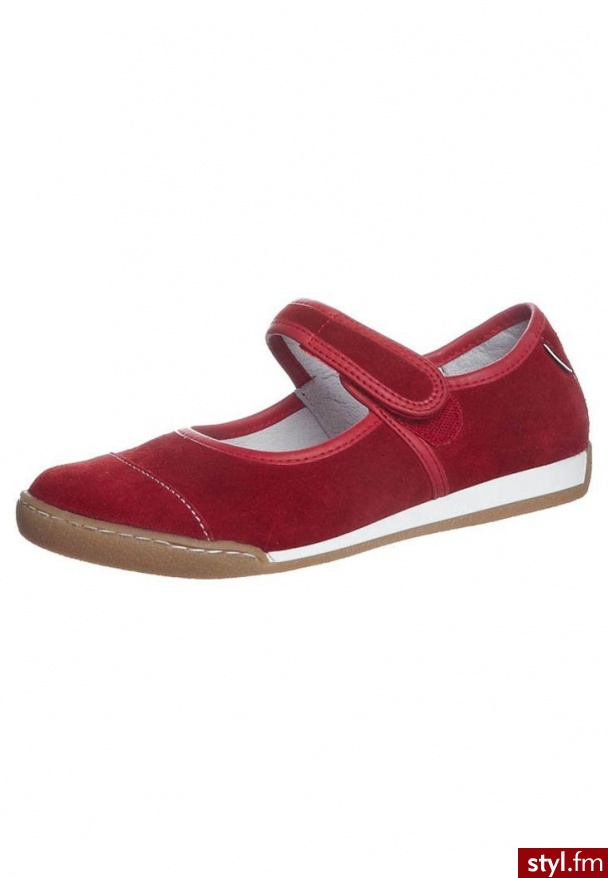 Josef Seibel ANJA Baleriny z zapięciem czerwony (86121) - Balerinki Buty Moda