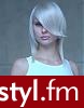 proste blond włosy długie grzywka długa - Średnie Fryzury