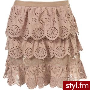 Anglais Tier Skirt - TopShop - Polyvore. Pobrano ze strony: http://www.polyvore.com/anglais_tier_skirt/thing?id=16117823 - Pozostałe Ciuchy Moda